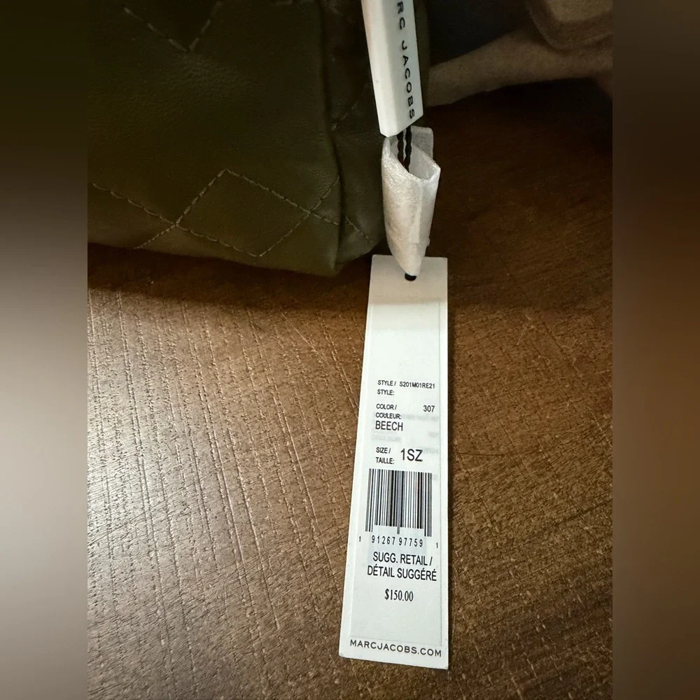 Marc Jacobs Double Zip Quilted Pouch (NWT)